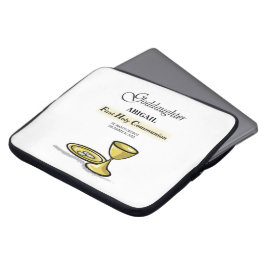 , Goddochter First Communion Chalice Laptop Sleeve
