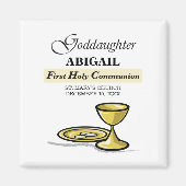 , Goddochter First Communion Chalice Magneet (Voorkant)