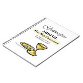 , Goddochter First Communion Chalice Notitieboek (Linkerzijde)