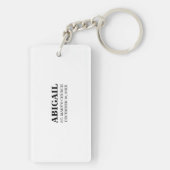 , Goddochter First Communion Chalice Sleutelhanger (achterkant)