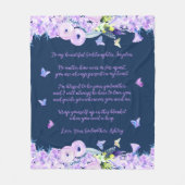 Goddochter Fleece Blanket (Voorkant)