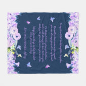 Goddochter Fleece Blanket Deken (Voorkant (Horizontaal))