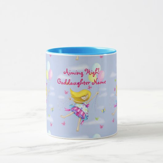 Goddochter Gift Girly Motivatie persoonlijk Mok (Midden)