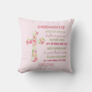 Goddochter Gift Motivatie Enmoegement NAMED Kussen