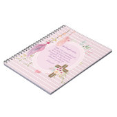 Goddochter Gift Motivatie Words Personalized Notitieboek (Linkerzijde)