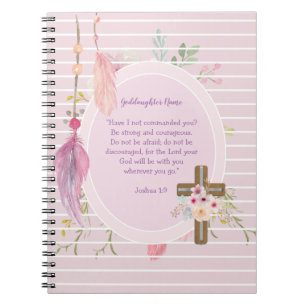 Goddochter Gift Motivatie Words Personalized Notitieboek