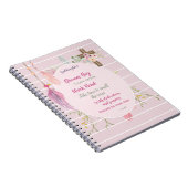 Goddochter Gift Motivatie Words Personalized Notitieboek (Rechterzijde)