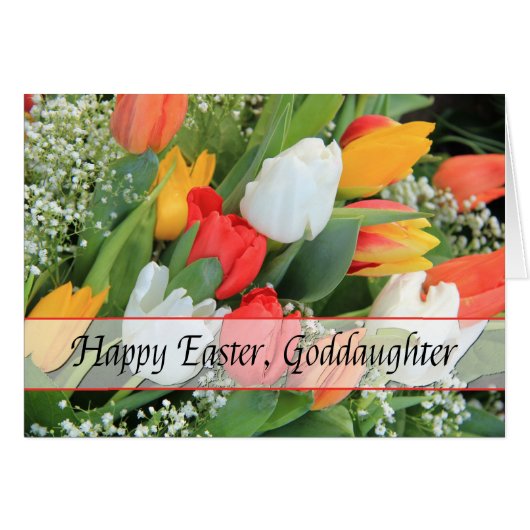 Goddochter Happy Easter (Voorkant Horizontaal)