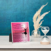 Goddochter Poem Plaque - Ballerina Design Fotoplaat (Insitu)