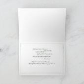 Goddochter RCIA Cross Crocus gefeliciteerd Kaart (Binnen)