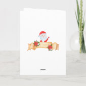 Goddochter Snow Wereldbol Gingerbrood House Kerstm Feestdagen Kaart (Achterkant)