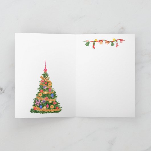 Goddochter Snow Wereldbol Gingerbrood House Kerstm Feestdagen Kaart (Binnen)