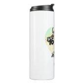 Goddochter Sweet16 Citaat Cadeau Dapperder Sterker Thermosbeker (Gedraaid links)