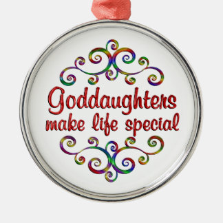 Goddochters maken het leven speciaal metalen ornament