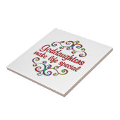 Goddochters maken het leven speciaal tegeltje (Zijkant)