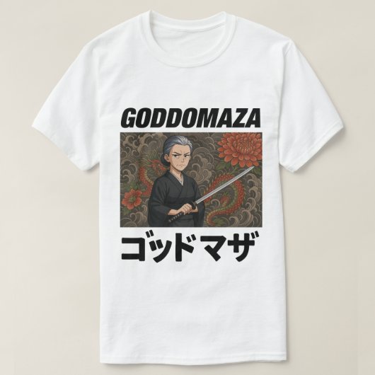 GODDOMAZA ANIME T-SHIRT (Design voorkant)