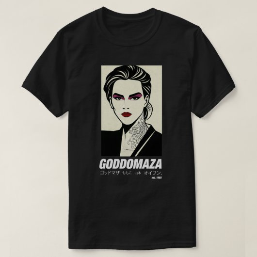 GODDOMAZA EAST. 1985 PT. 5 ZWART T-SHIRT (Design voorkant)