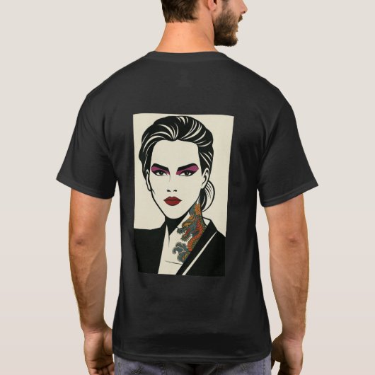 GODDOMAZA EAST. 1985 PT. 5 ZWART T-SHIRT (Achterkant)