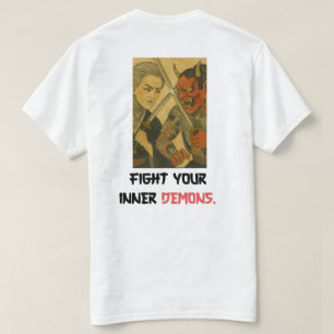GODDOMAZA EDO TIJDPERK VECHT TEGEN JE INNERLIJKE D T-SHIRT