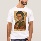 GODDOMAZA SAMURAI FILM POSTER 2 T-SHIRT (Voorkant)