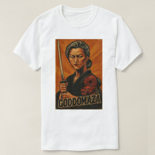 GODDOMAZA SAMURAI FILM POSTER 3 T-SHIRT