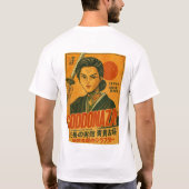 GODDOMAZA SAMURAI FILM POSTER 4 T-SHIRT (Achterkant)