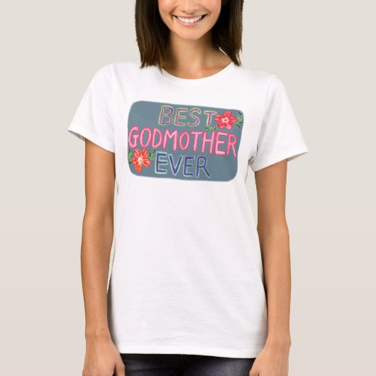 Gode Moeder Dank Je Geschenk Beste Gode Moeder Ooi T-shirt (Voorkant)