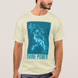 Godelijke Power Design Anime Workout - Energie Fit T-shirt