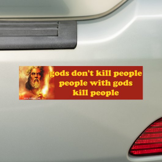 goden bumpersticker (Op auto)