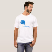 Goden doden geen Blauw T-shirt (Voorkant volledig)