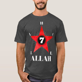 Goden en aarde occult Science Allah T-shirt