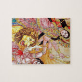 Goden en goden Hindoe tempel Legpuzzel (Horizontaal)