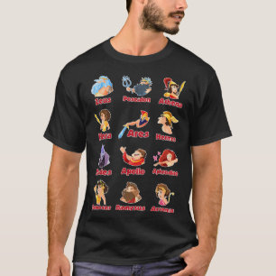 Goden en godinnen van het oude Griekenland T-shirt