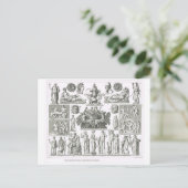 Goden en mythische wezens briefkaart (Staand voorkant)