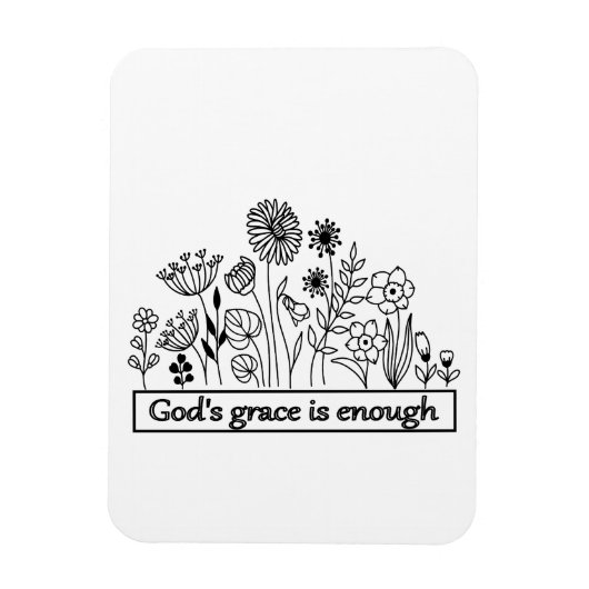 Goden genade is genoeg magneet (Verticaal)