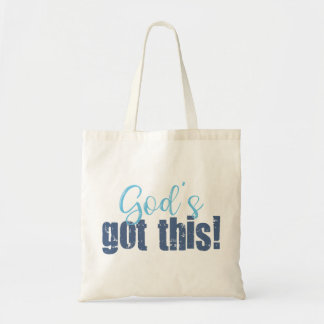 Goden hebben blauw tote bag