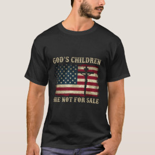 Goden Kinderen zijn niet te koop American Flag Cro T-shirt