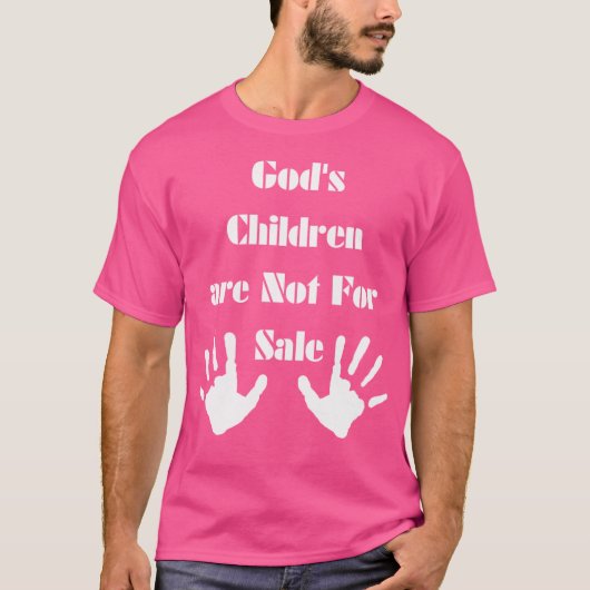 Goden Kinderen zijn niet te koop T-shirt (Voorkant)