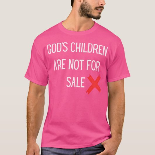 Goden Kinderen zijn niet te koop T-shirt (Voorkant)