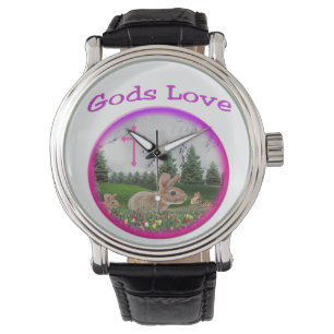 Goden Liefde Horloge