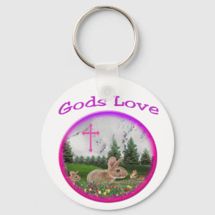 Goden Liefde Sleutelhanger