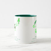 Goden maken reeks - FROG Tweekleurige Koffiemok (Center)