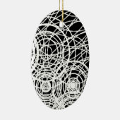 Goden raken het zwarte water keramisch ornament (Rechts)