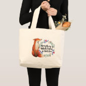 goden tijd vossen grote tote bag (Voorkant (product))