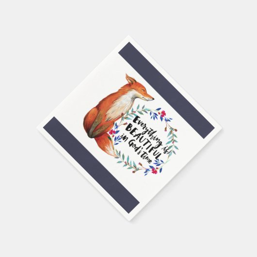 goden tijd vossen servetten (Hoek)