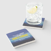 GODEN TIMING Succes Christelijk Inspirerend Stenen Onderzetter (Zijkant)