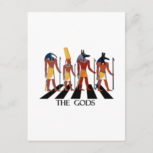 Goden van Abbey Road Briefkaart (Voorkant)