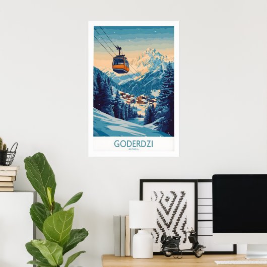 Goderdzi Poster Georgië 1 (Thuiskantoor)
