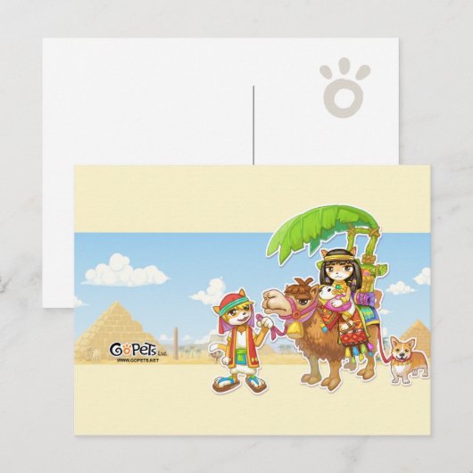 GoDesert-Briefkaart Briefkaart (Voorkant / Achterkant)