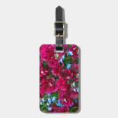 Godetia en Lobelia Gifts Bagagelabel (Voorkant verticaal)